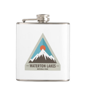 Waterton Lakes National Park Hip Flask