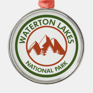 Waterton Lakes National Park Metal Tree Decoration