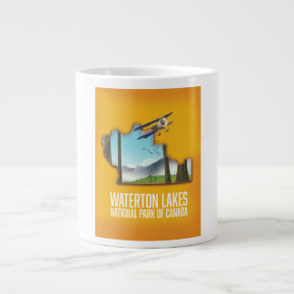 Waterton Lakes National Park of Canada Art Print Large Coffee Mug