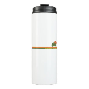 Waterton Lakes National Park Pine Trees Sun Thermal Tumbler