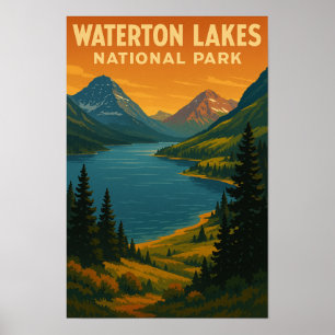 Waterton Lakes National Park Poster