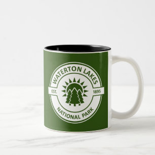 Waterton Lakes National Park Two-Tone Coffee Mug