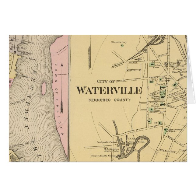 Waterville, Kennebec Co (Front Horizontal)