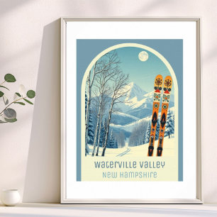 Waterville Valley New Hampshire ski Poster