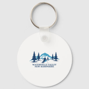 Waterville Valley New Hampshire Ski Resort Skiing Key Ring
