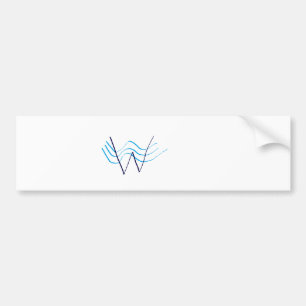 WaterWayByTheSea Tie Bumper Sticker