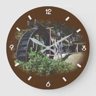 Waterwheel Acrylic Wall Clock