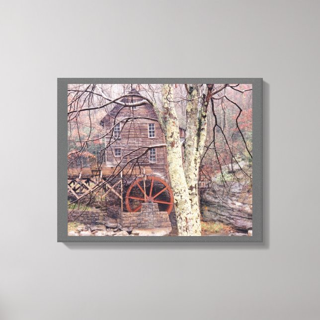 Waterwheel Canvas Print (Front)