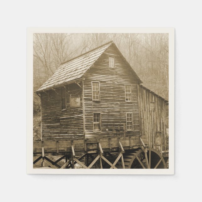 Waterwheel Napkin (Front)