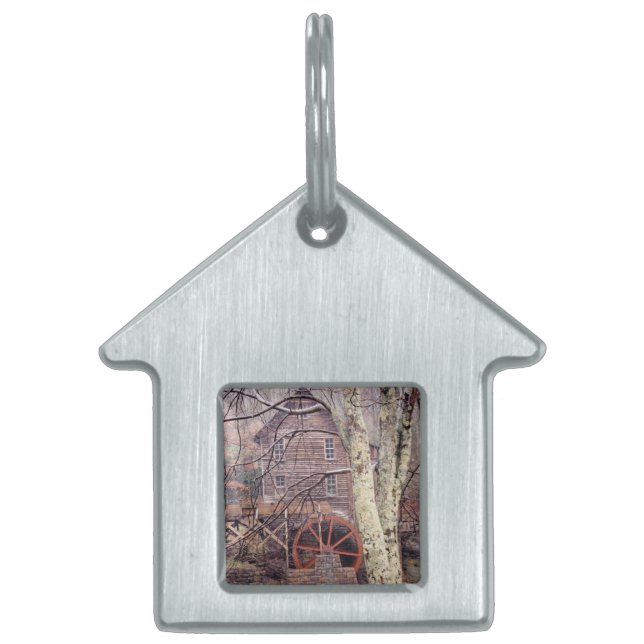 Waterwheel Pet Tag (Front)