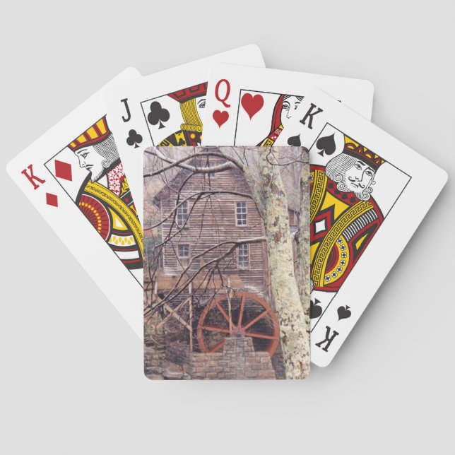 Waterwheel Playing Cards (Back)