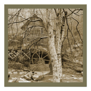 Waterwheel Poster