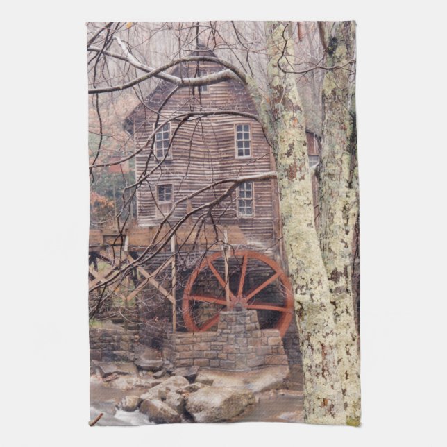 Waterwheel Tea Towel (Vertical)