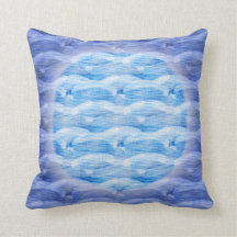 Watery Moon Pillow