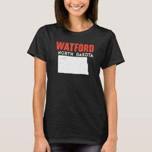 Watford City North Dakota USA State America Travel T-Shirt
