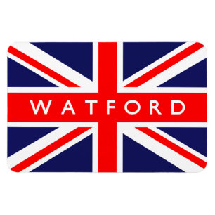 Watford UK Flag Magnet