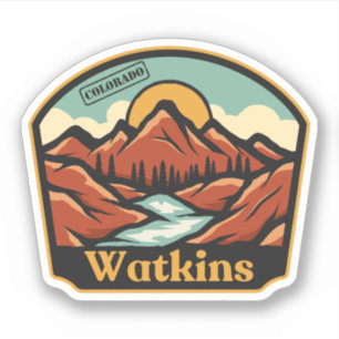 Watkins, Colorado Sticker