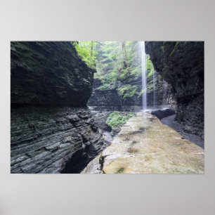 Watkins Glen, Watkins Glen state park, New York Poster