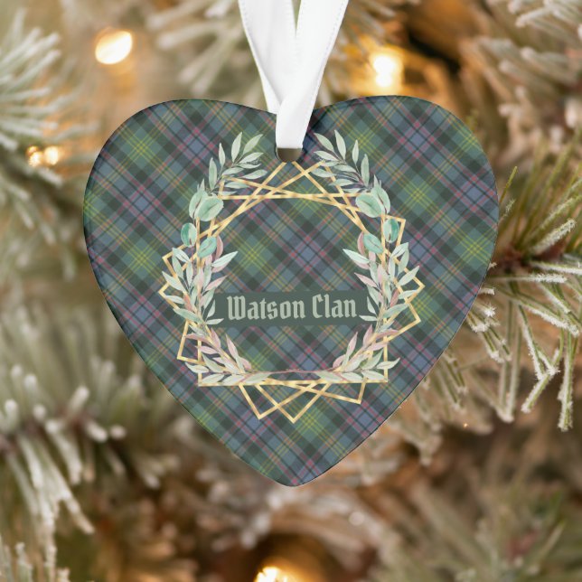 Watson Ancient Original Scottish Tartan Ornament (Tree)