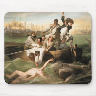 Watson and the Shark, by John Singleton Copley Mouse Mat