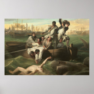 Watson and the Shark by John Singleton Copley Poster