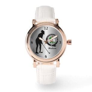 Watson Clan Badge (Hers) Golf  Watch