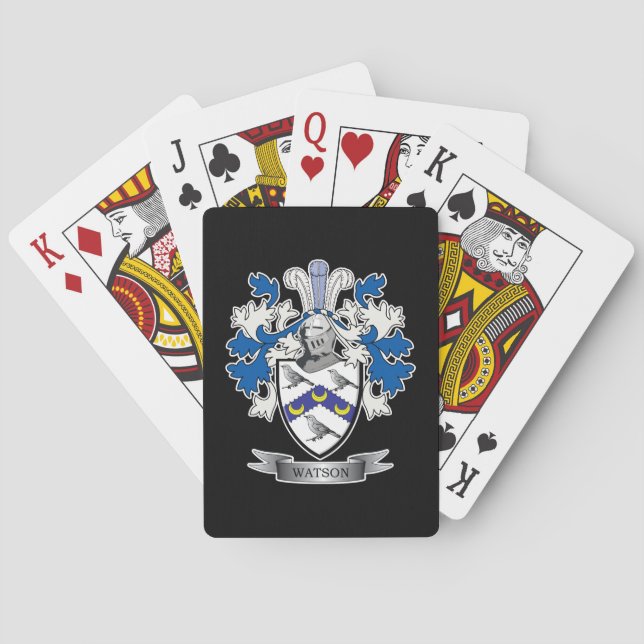 Watson Coat of Arms Playing Cards (Back)