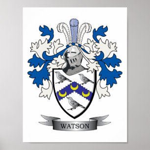 Watson Coat of Arms Poster