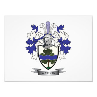 Watson Family Crest Coat of Arms Photo Print