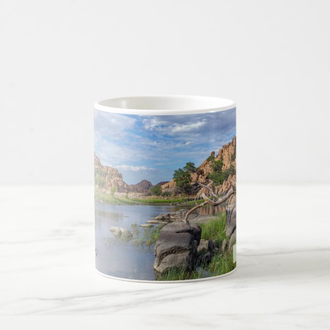 Watson Lake Psalm 23:1,2 KJV Coffee Mug (Center)