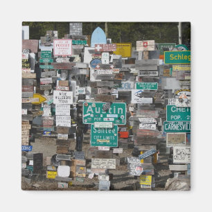 Watson Lake Sign Post Forest Magnet
