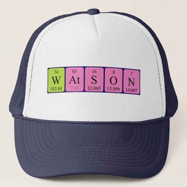 Watson periodic table name hat (Front)