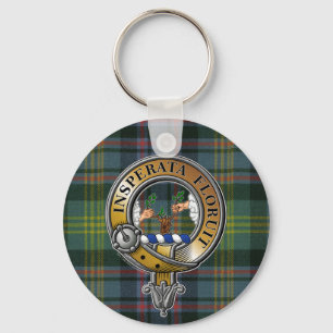 Watson Tartan & Badge Key Ring