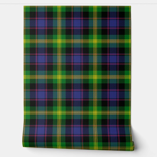Watson Tartan Plaid Scottish Clan Wallpaper (Unrolling)