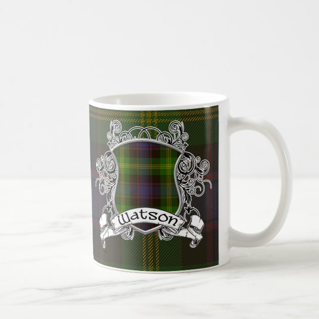 Watson Tartan Shield Coffee Mug (Right)
