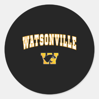 Watsonville High School Wildcatz C2 Classic Round Sticker