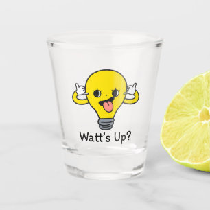 Watt’s Up? Funny Light Bulb Shot Glass