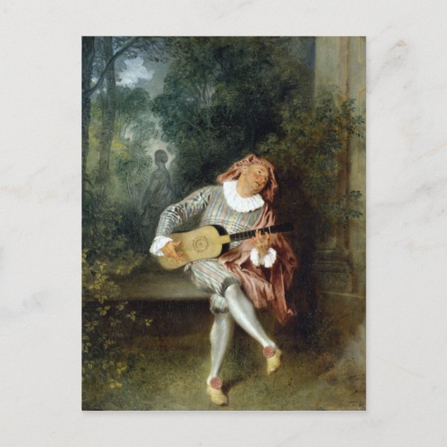 Watteau, Jean-Antoine Art Postcard (Front)