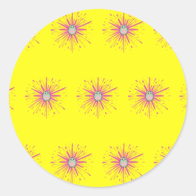 WaTTerMaLLone Spark  Classic Round Sticker (Front)