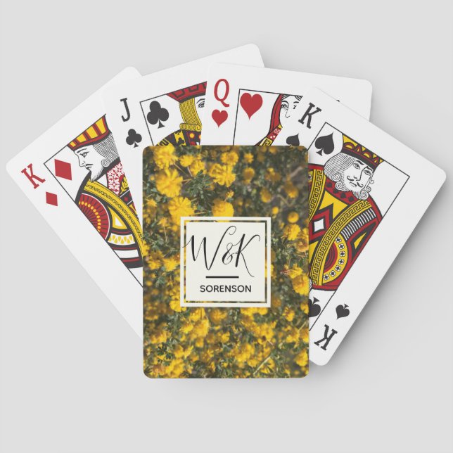Wattle Playing Cards (Back)