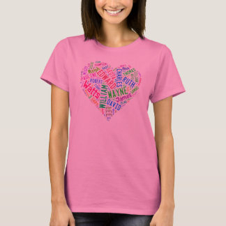 Watts Family T-shirt Pink