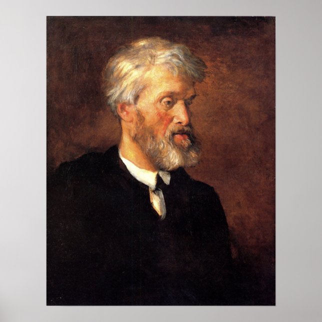 Watts - Portrait Of Thomas Carlyle Poster (Front)