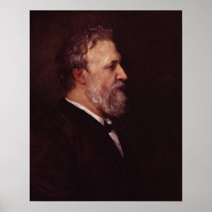 Watts - Portrait Of William Morris 1870 Poster