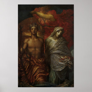 Watts - Time Death And Judgement 1886 Poster
