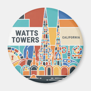 Watts Towers of Simon Rodia State Historic Park Magnet