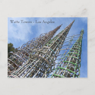 Watts Towers Postcard! Postcard