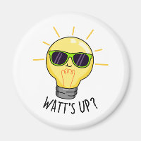Watts Up Cute Light Bulb Pun