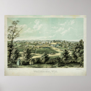 Waukesha, Wisconsin (1857) Poster
