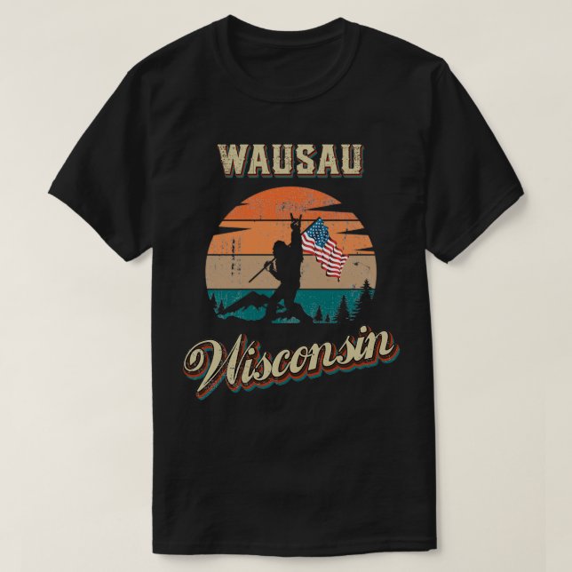 Wausau Wisconsin T-Shirt (Design Front)