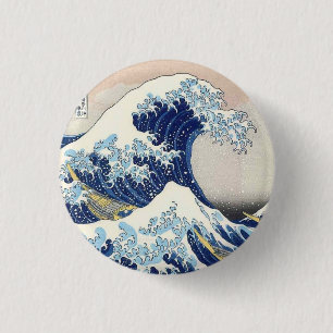 Wave 3 Cm Round Badge